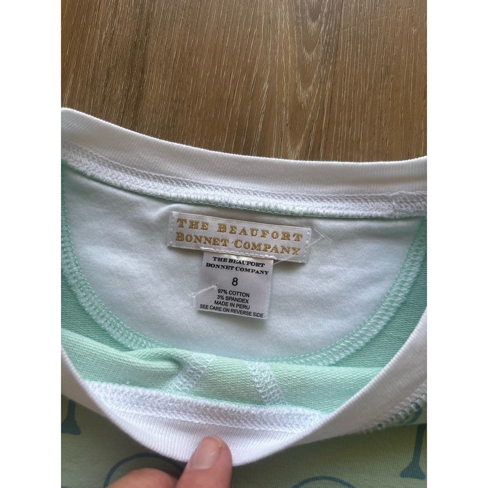 The Beaufort Bonnet Company Golf Tee Thick Crewneck Pullover Top Unisex Size 8 - Picture 5 of 9